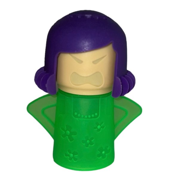 Angry Mama Microwave Steam Cleaner with Vinegar and Water (Free Microfiber cloth - Picture 1 of 7